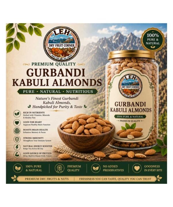 Gurbandi Kabuli Almonds
