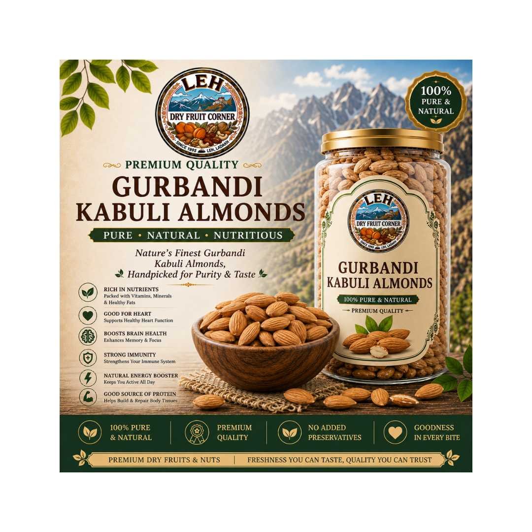 Gurbandi Kabuli Almonds