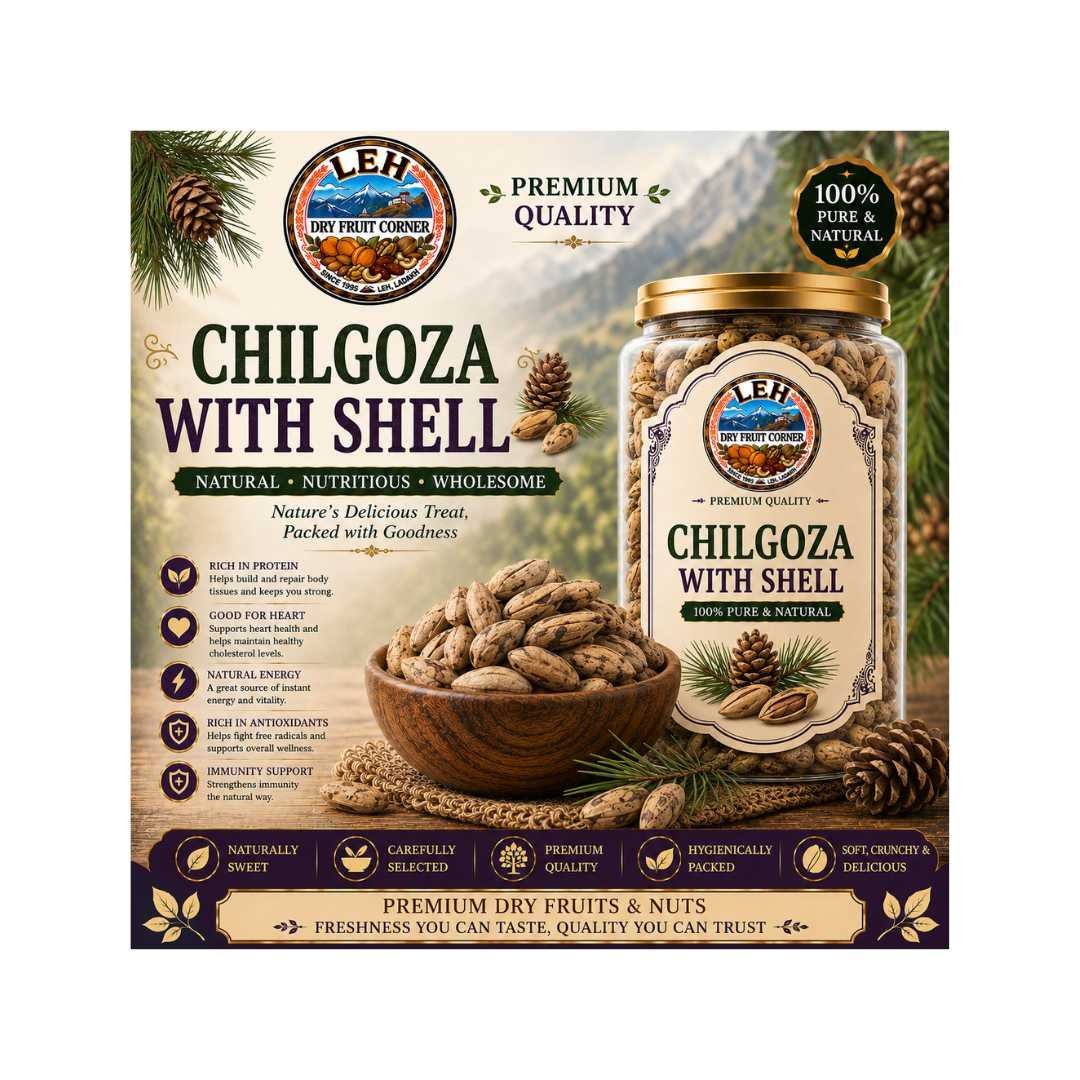 Chilgoza With Shell