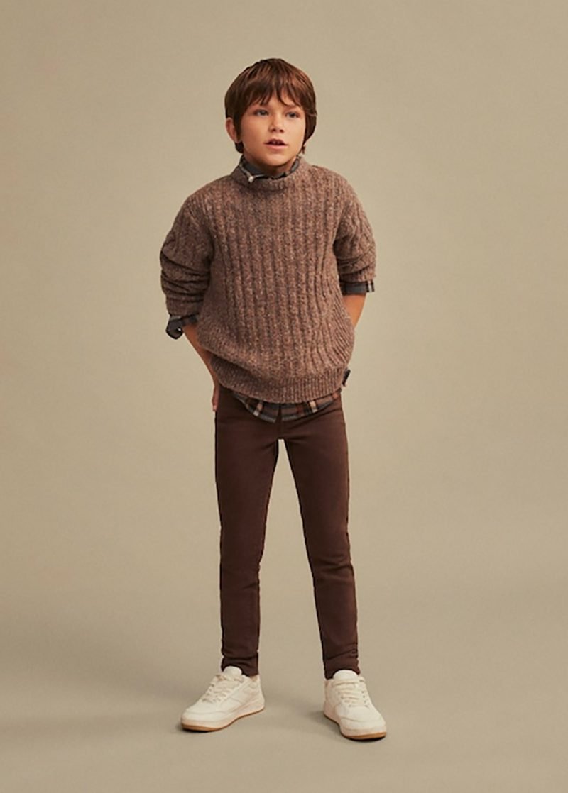 Contrast corduroy overshirt